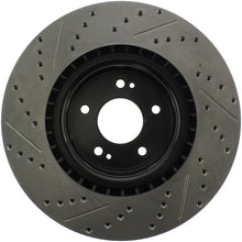 Load image into Gallery viewer, StopTech 10 Hyundai Genesis Coupe w/ Factory Brembo Slotted & Drilled Left Front Rotor