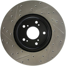 Load image into Gallery viewer, StopTech 04-08 Acura TL (Brembo Caliber) SportStop Slotted & Drilled Left Front Rotor