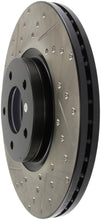 Load image into Gallery viewer, StopTech 07-09 Mazda 3 Right Front Slotted & Drilled Rotors