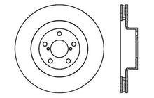 Load image into Gallery viewer, StopTech 02-10 Subaru WRX Slotted & Drilled Right Front Rotor (exc. STi)
