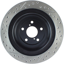 Load image into Gallery viewer, StopTech 06-07 Subaru Impreza WRX (Exc STi) Slotted & Drilled Left Rear Rotor