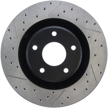 Load image into Gallery viewer, StopTech Power Slot 05-07 Cadillac XLR / 06-09 Chevy Corvette Front Right Drilled & Slotted Rotors