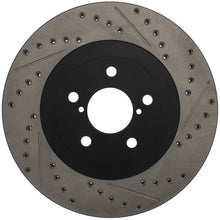 Load image into Gallery viewer, StopTech 02-10 Subaru WRX Slotted & Drilled Right Front Rotor (exc. STi)