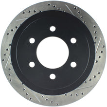Load image into Gallery viewer, StopTech 04-09 Ford F150 / 06-08 Lincoln Mark LT Rear Left Slotted & Drilled Rotor