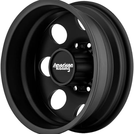 American Racing AR204 16X6 8X6.5 S-BLK -134MM