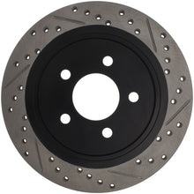 Load image into Gallery viewer, StopTech 05-10 Ford Mustang Slotted & Drilled Left Rear Rotor
