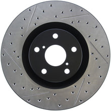 Load image into Gallery viewer, StopTech 14 Lexus IS Slotted & Drilled Front Righ Rotor
