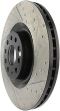 Load image into Gallery viewer, StopTech 09 VW Passat CC / 06-09 Passat Slotted & Drilled Left Front Rotor