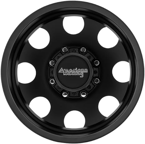 American Racing AR204 16X6 8X6.5 S-BLK -134MM