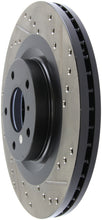 Load image into Gallery viewer, StopTech 06-07 350Z / 05-07 G35 exp Sport/ 06-07 G35X SportStop Slotted & Drilled Front Left Rotor