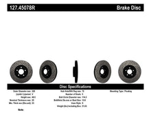 Load image into Gallery viewer, StopTech 07-09 Mazda 3 Right Front Slotted & Drilled Rotors