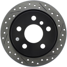 Load image into Gallery viewer, StopTech 14-15 Mini Cooper Base Slotted & Drilled Rear Left Rotor