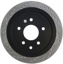 Load image into Gallery viewer, StopTech 06-07 350Z / 05-07 G35 / 06-07 G35X SportStop Slotted & Drilled Rear Right Rotor