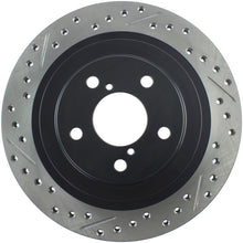 Load image into Gallery viewer, StopTech 06-07 Subaru Impreza WRX (Exc STi) Slotted & Drilled Right Rear Rotor