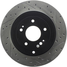 Load image into Gallery viewer, StopTech 10 Hyundai Genesis Coupe w/ Factory Brembo Slotted & Drilled Left Rear Rotor