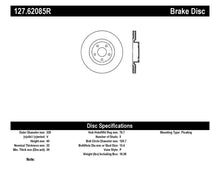 Load image into Gallery viewer, StopTech Power Slot 05-07 Cadillac XLR / 06-09 Chevy Corvette Front Right Drilled & Slotted Rotors