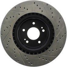 Load image into Gallery viewer, StopTech 10 Hyundai Genesis Coupe w/ Factory Brembo Slotted & Drilled Right Front Rotor