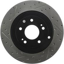 Load image into Gallery viewer, StopTech 10 Hyundai Genesis Coupe w/ Factory Brembo Slotted & Drilled Right Rear Rotor
