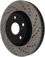 Load image into Gallery viewer, StopTech 07-09 Lexus ES 250/ES 300/ ES330/ES350 SportStop Slotted & Drilled Left Front Rotor