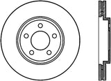 StopTech 03-11 Ford Crown Victoria Cryo Slotted Front Left Sport Brake Rotor