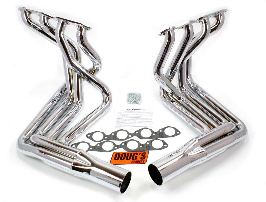 Doug's Headers BBC Side Mount Headers - Chrome - 63-82 Vette