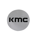 KMC Wheels KM704 CAP SNAP IN - CHROME BLACK LOGO
