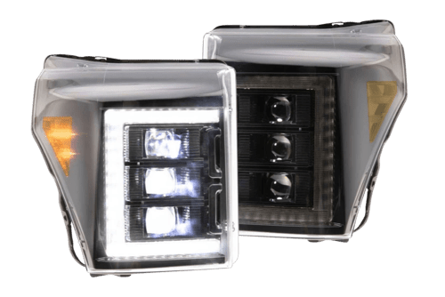 XB HEADLIGHTS SUPER DUTY 11-16 WHITE DRL