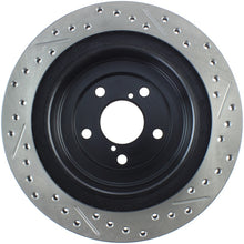 Load image into Gallery viewer, StopTech 06-07 Subaru Impreza WRX (Exc STi) Slotted & Drilled Right Rear Rotor