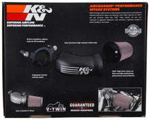 Load image into Gallery viewer, K&N 17-18 Harley Davidson Touring Models Performance Air Intake System Silver