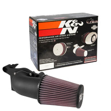 Load image into Gallery viewer, K&N FIPK H/D Touring Models 2017-2018 BLACK Performance Air Intake System