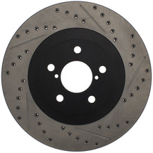 Load image into Gallery viewer, StopTech 02-10 Subaru WRX Slotted & Drilled Right Front Rotor (exc. STi)