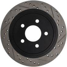 Load image into Gallery viewer, StopTech 05-10 Ford Mustang Slotted & Drilled Left Rear Rotor
