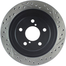 Load image into Gallery viewer, StopTech 06-07 Subaru Impreza WRX (Exc STi) Slotted & Drilled Left Rear Rotor