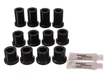 Load image into Gallery viewer, Energy Suspension 84-85 Toyota 4Runner 2 & 4WD Black Front Leaf Spring Bushing Set