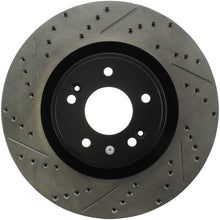 Load image into Gallery viewer, StopTech 10 Hyundai Genesis Coupe w/ Factory Brembo Slotted & Drilled Right Front Rotor