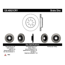 Load image into Gallery viewer, Stoptech Acura & Honda Civic/Del Sol Front CRYO-STOP Rotor