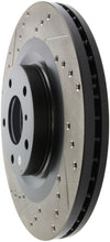 Load image into Gallery viewer, StopTech 06-07 350Z / 05-07 G35 exp Sport/ 06-07 G35X SportStop Slotted & Drilled Front Right Rotor