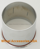 American Racing AR CAP 5.15'' CHR P-THRU PLASTC OPEN END