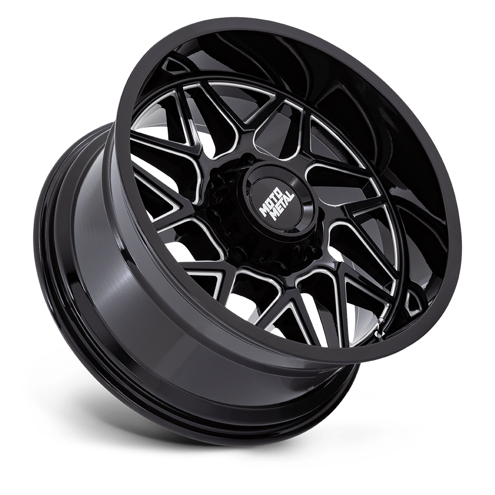 Moto Metal MO812 20X9 8X180 G-BLK MILL 1MM