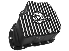 Load image into Gallery viewer, aFe 011-16 GM Diesel Trucks V8-6.6L LML Engine Oil Pan Black POWER Pro Series w/ Machined Fins