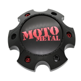 Moto Metal MOTO CAP 6X135 SG-BLACK RED TINT