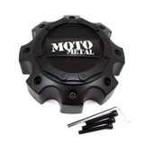 Moto Metal MO971/MO972 CAP SATIN BLACK 8-LUG