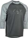 Fly Racing Ripa 3/4 Sleeve Jersey Grey/Light Grey 2x