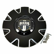 Load image into Gallery viewer, DUB PUSH CAP-BLACK/MILLED EDGE