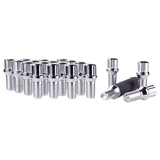 Gorilla Automotive SPLINE LUG BOLT 14-1.25 27MM CHR BULK