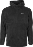 Fly Racing Fly Half Zip Pullover Hoodie Black 2x