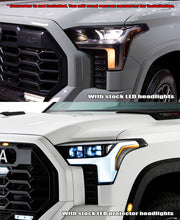Load image into Gallery viewer, AlphaRex 22-23 Toyota Tundra NOVA-Series Headlights Alpha-Blk w/White DRL - Req 810029 OR 810030