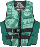 Fly Racing Wmn'S Neoprene Flotation Vest Dark Teal/Light Teal Sm