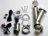 Granatelli Motorsports Electronic Exhaust Cutout Systems - Aluminized Mild Steel - Slip Fit