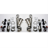 Granatelli Motorsports Electronic Exhaust Cutout Systems - Aluminized Mild Steel - Slip Fit